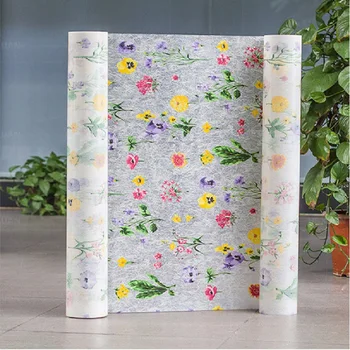 

Carnation Pattern Window Film Static Cling Privacy Protection Recyclable Durable Removable Thermal-Insulation Decoration Film