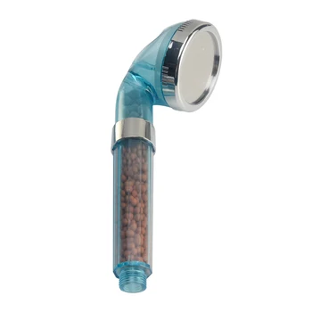 

Negative Ion Booster Handheld Spray Easy Install ABS Water Saving Hotel Filtration Home Bathroom Led Shower Head