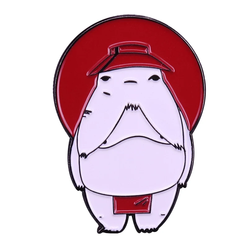 

Radish Spirit lapel pin Spirited Away fans cute addition
