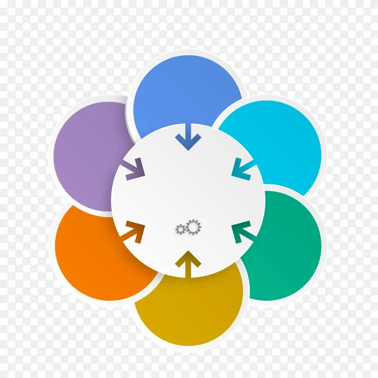 免费信息图表营销插图.ppt元素