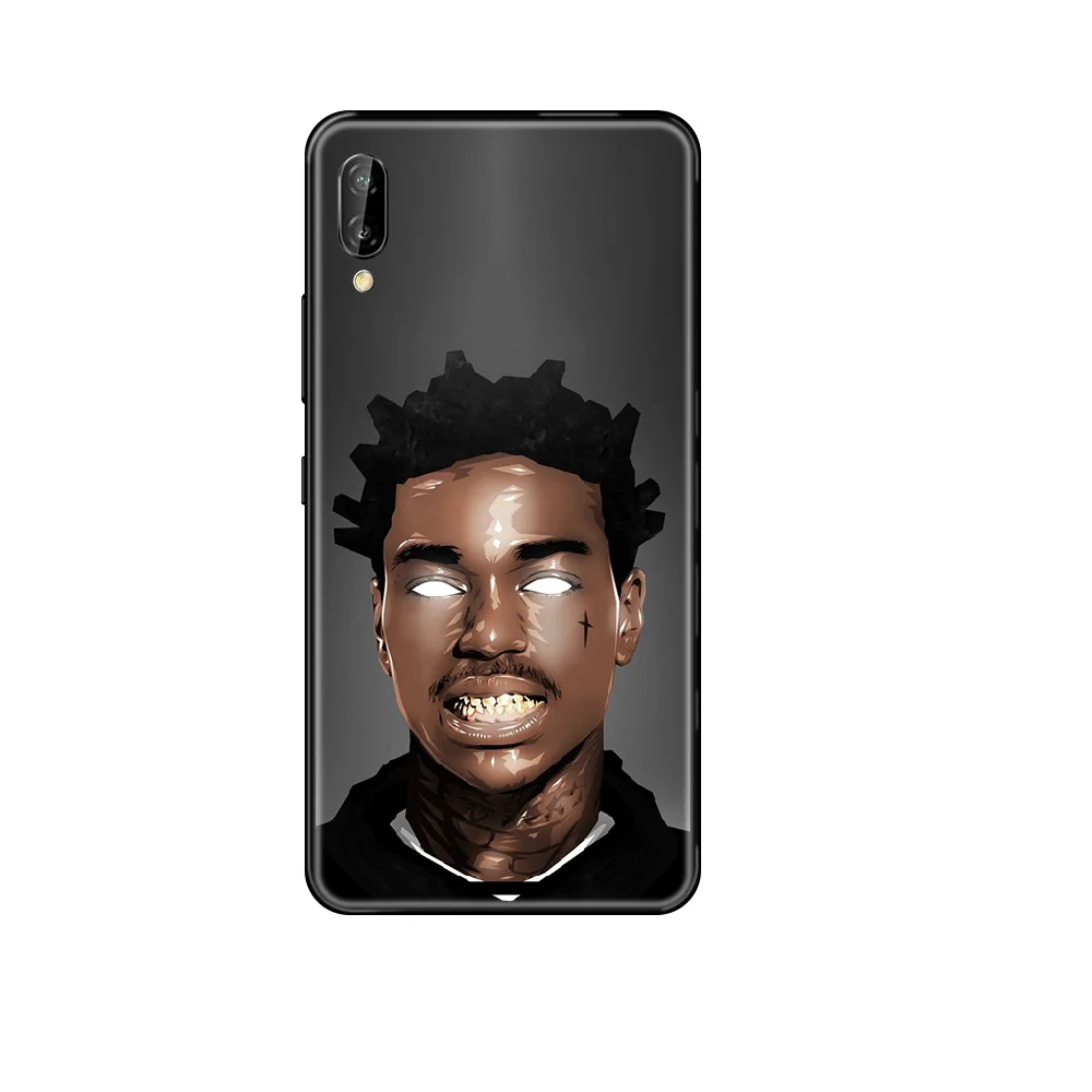 kodak black rap singer Phone case For Huawei Honor Mate 5 6 7 8 9 10 20 A C X Lite black luxury prime painting hoesjes art