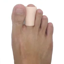 4 шт., мягкая гелевая шина, разделитель большого пальца, разделитель пальцев ног, защитная подушечка, инструмент для коррекции стопы D0204