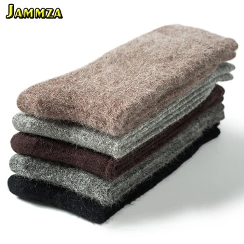 

Men's High Quality Thick Warm Angola Rabbit Wool Socks Man Merino Thermal Long Socks Male Keep Warm Brand Business Winter Socks