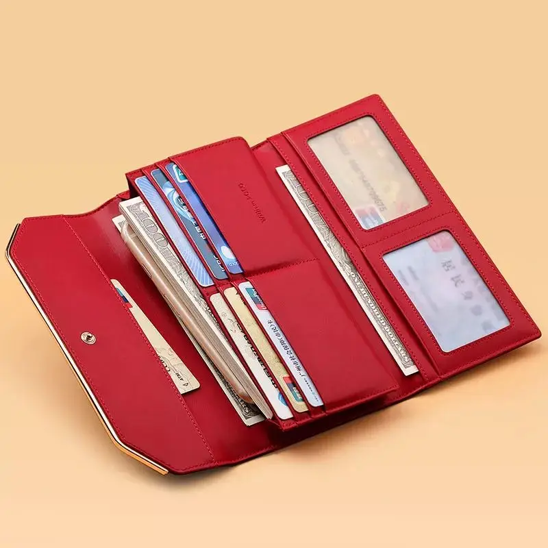2020 new leather women's wallet long fashion three fold purse tassel Design Hand Purse small size large capacity women's purse 2020 new leather women's wallet long fashion three fold purse tassel Design Hand Purse small size large capacity women's purse