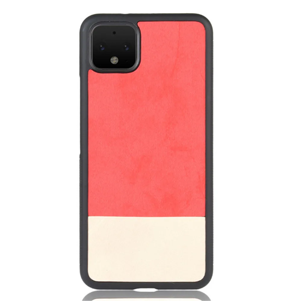 red Для Google Pixel 4 чехол для Google Pixel 4 XL Роскошная ковбойская Ткань задняя крышка чехол для Google Pixel4 4XL Pixel4XL чехлы для телефонов - Цвет: red
