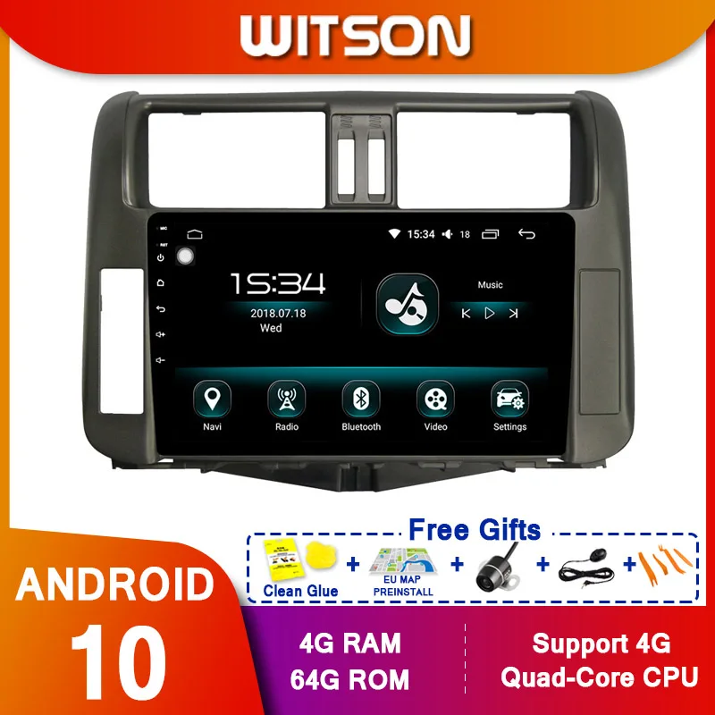 WITSON 9 &quotFULL HD сенсорный экран Android 10 0 Восьмиядерный Автомобильный GPS