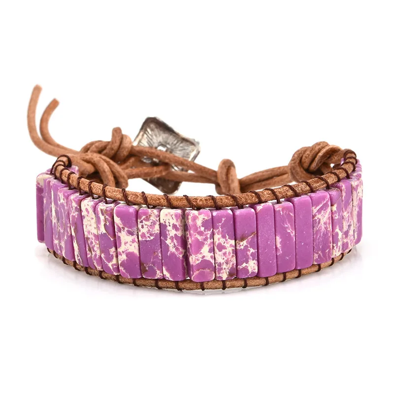 Браслеты мужские и женские из натурального камня ювелирные украшения для пар в