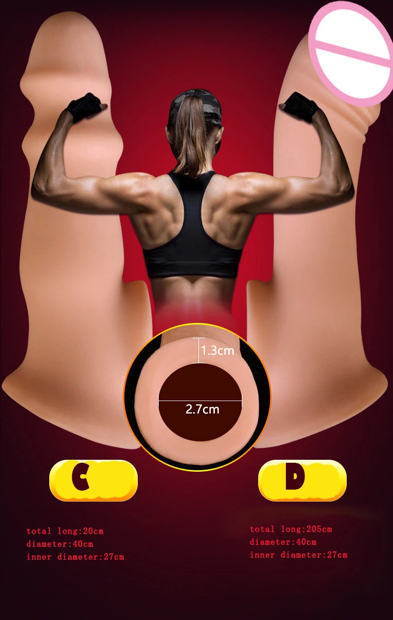 JIUAI Penis Extender Super Soft Silicone Realistic Cock sleeve Reusable Condoms Sex Toys For Men On The Dick Scrotum Bondage  (3)