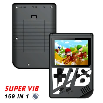 

2019 New Retro Mini Handheld Game Console vibration game machine 169-in-1 Kids Game Player Mini consola portatil regalo