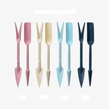 2 шт./компл. цветы суккуленты рассады для мощения лопатка-ложка Многофункциональный экологичный конфеты цвета: зеленый и Пластик инструменты садоводства