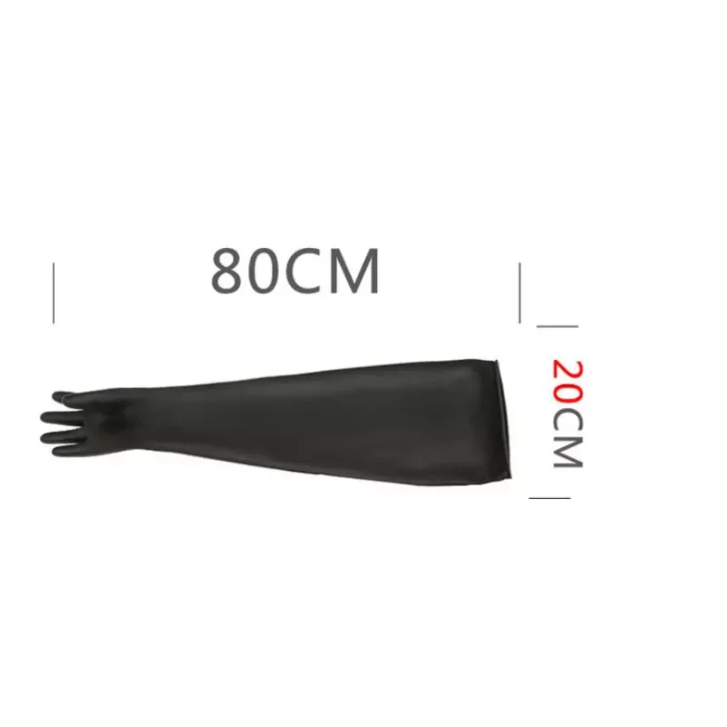 Rubber Sand Basting Gloves 80x20cm for Blast Cabinet | Инструменты