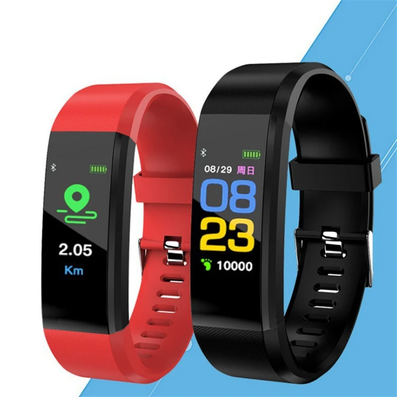 

Smart Watch Blood Pressure Step Count Calories Incoming Call APP Application Bluetooth Camera Alarm Clock Smart Band PK Mi Band
