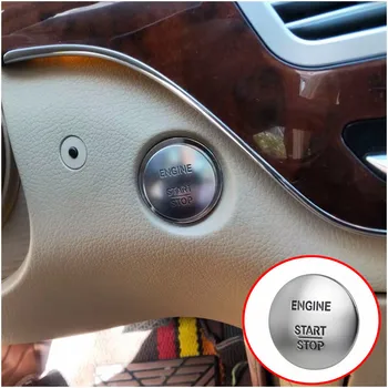 

Car Keyless Go Start Stop Push Button Engine Ignition Switch Key For Mercedes Benz W164 W205 Auto Accessories