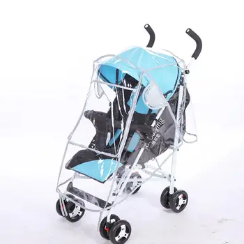 

New Baby Buggy Rain Cover Transparent Baby Plus Windproof Waterproof Infant Pram Shield Pushchair Weatherproof Stroller Covers