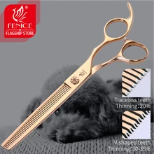 Fenice 6,5/7,0 профессиональный уход за питомцем вычесывание ножницы для собак домашних животных волосы ножницы для резки JP440C нержавеющая сталь