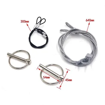 

2pcs Racing Hood Pin Lock Appearance Kit Universal CNC Billet Aluminum Silver Durable And Practical