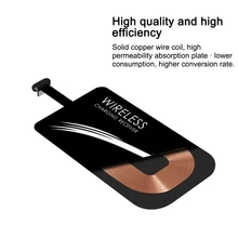 Адаптер зарядного устройства type-C Беспроводная зарядная панель приемника Qi беспроводной набор для зарядки передатчика Receptor Coil для Xiaomi для huawei