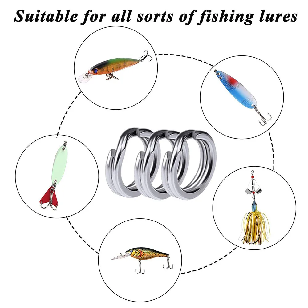 160Pcs/box Fishing Treble Hooks Kit Sharp Bass Fishing Hooks