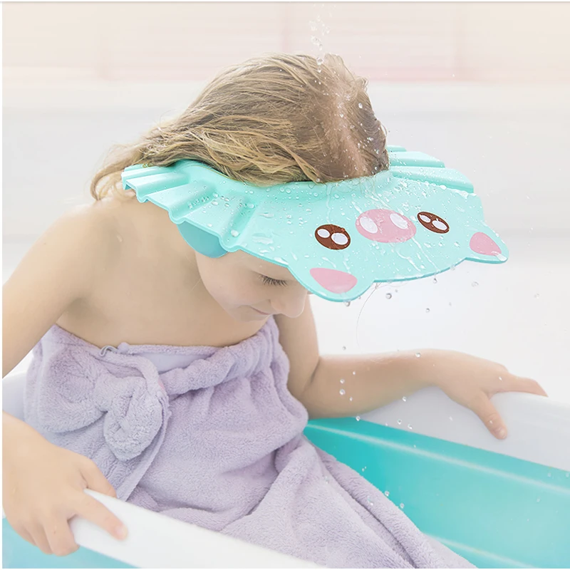 baby hair bath cap