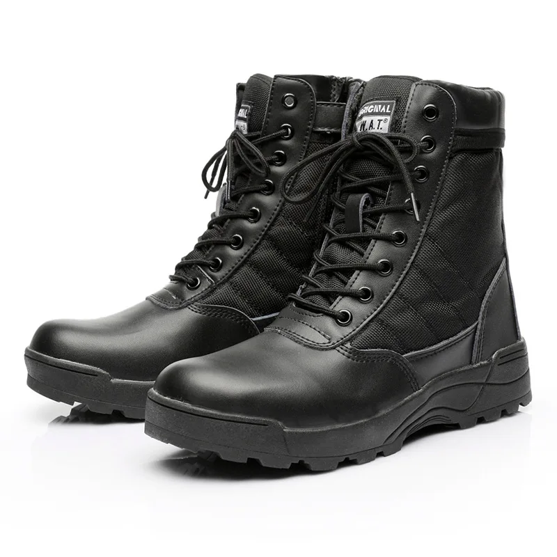 

SWAT New Us Military Leather Boots for Men Combat Bot Infantry Tactical Boots Askeri Bot Army Bots Army Shoes Desert Work Boots