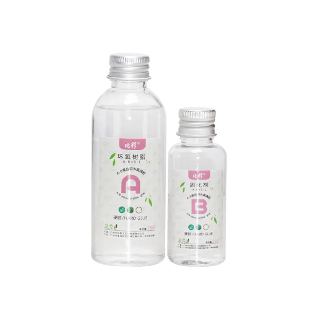 

1 Set Clear Resin Epoxy High Adhesive 3:1 AB Crystal Glue Resin For Resin Mold Jewelry Making Tools DIY Accessories