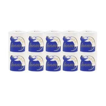 

Hot YO-Toilet Roll Paper Paper Napkin Home Bathroom Paper Towel Towel Toilet Tissues Daily Necessities(10 Pack)