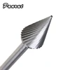 Tungsten Steel Hard Rotary Alloy Metal Grinding Head 1 Boring Cutter M/MX-shaped Conical File Carving Drill Bit Milling Cutter ► Photo 3/6