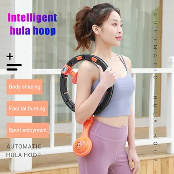 

Auto-Spin Hoop Smart Counting Loop Adjustable Slimming Exercise Removable Hoop New A7