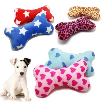

Cute Strip Plush Pet Dog Cat Sound Squeakers Squeaky Toy for Small Dog Puppy Chew Play Bone Toy Pet Product