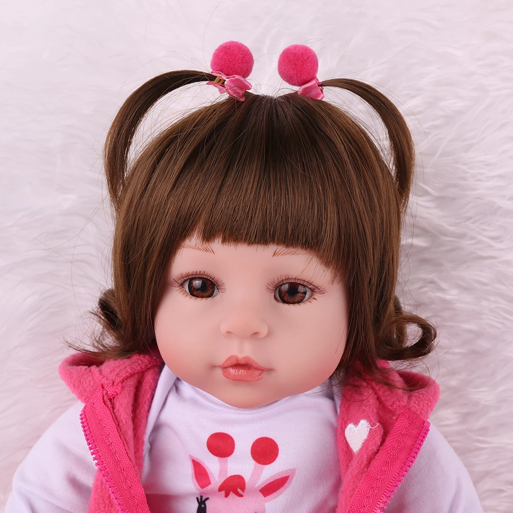 Мягкие куклы Reborn Baby, тканевые куклы для тела, милые куклы для малышей, ручная работа, силикон, 48 см/55 см, очаровательные игрушки для девочек