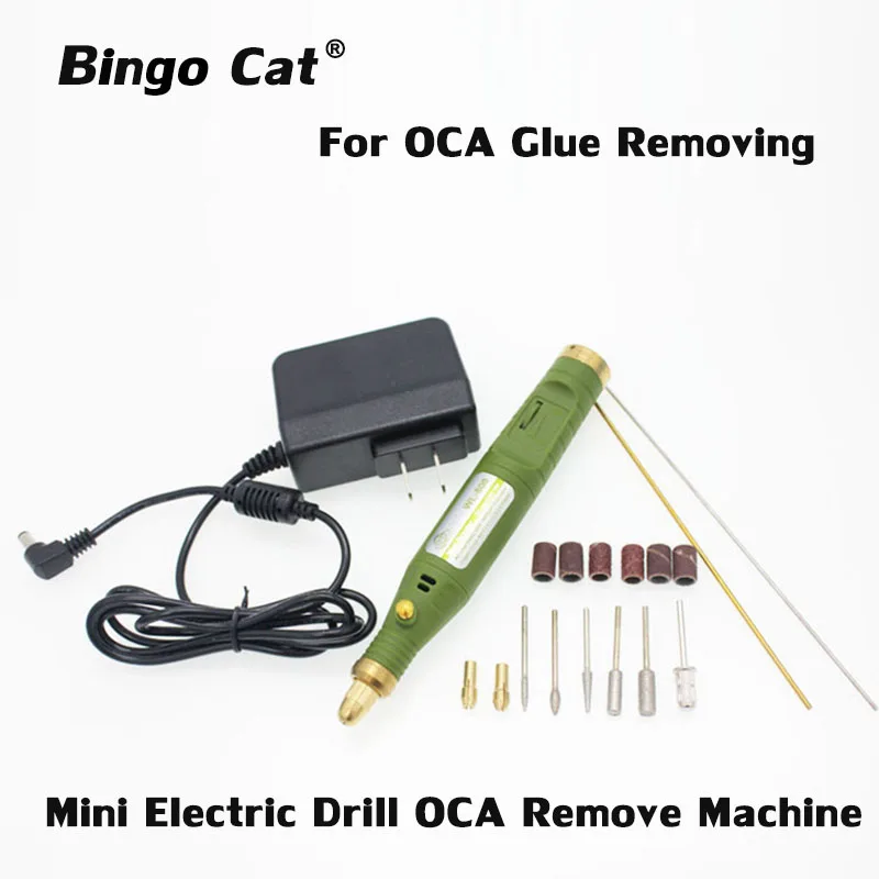 

Mini Electric Drill OCA LOCA Glue Remover Machine For Phone LCD Screen OCA Glue Manual Glue Removing Tool