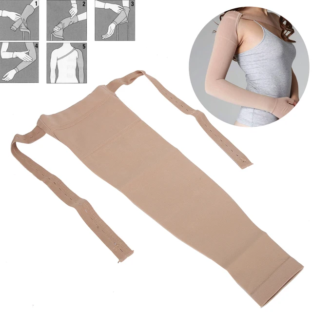 Post Mastectomy Compression Sleeve Elastic Arm Anti Swelling Lymphedema Relief Sleeve Orthopedic Brace Support for Women Patient 3