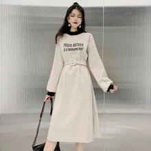 Новая стильная зимняя куртка в Корейском стиле, средней длины, на хлопковой подкладке, с подкладкой, толстая, меховая, с манжетами, сохраняющая тепло, материал