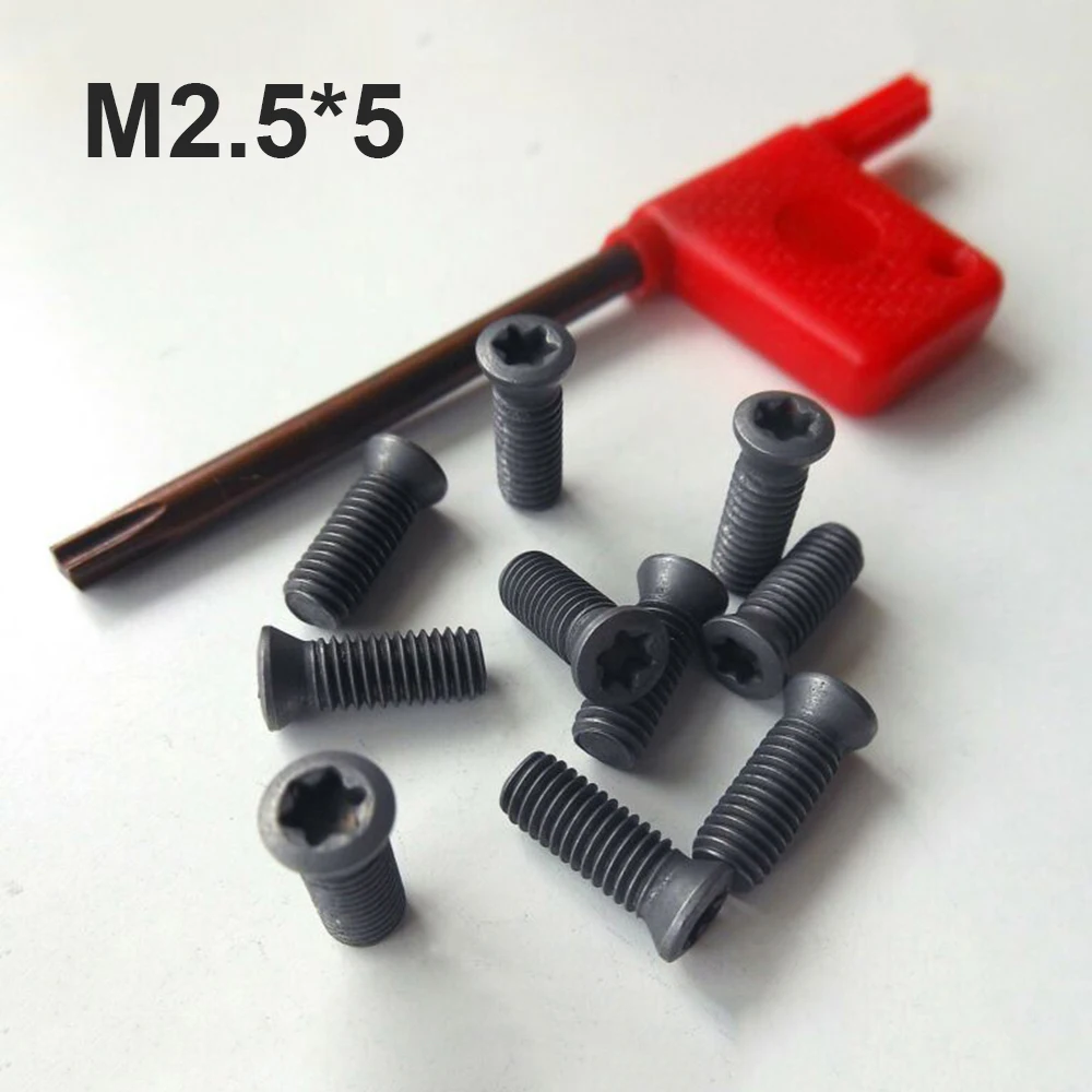 20 шт. вставной винт torx M2-M5 флаг гаечный ключ внутренние аксессуары для карбидная вставка для токарного станка инструмент Отвертка винты