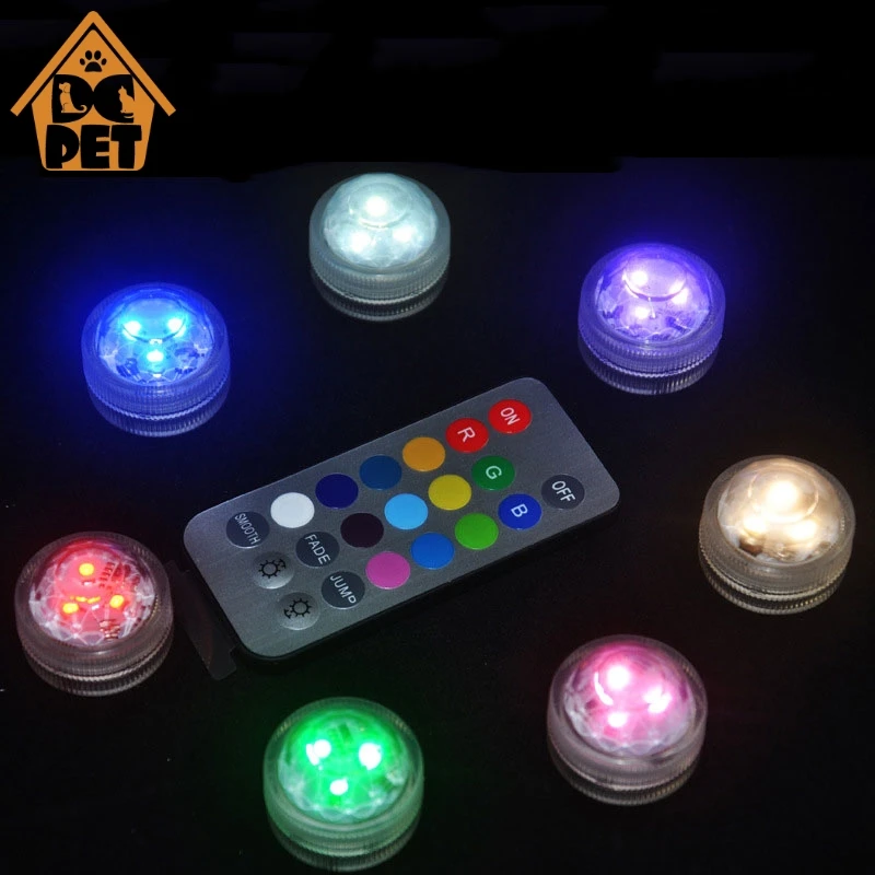 

Remote Control Colorful Aquarium LED Lighting Diving LED Waterproof Underwater Electronic Submersible LED Light Fish Tank Lamp