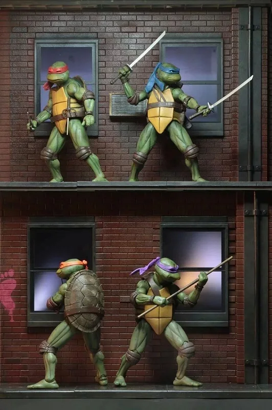 Нека фигурка Шредер Krang NECA ПВХ черепаха Рафаэля микеланжело Донателло|Игровые