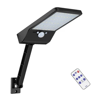 

600LM 48LED Solar Power Street Light PIR Motion Sensor Lamps Garden Security Lamp Outdoor Waterproof Wall Lights remote&