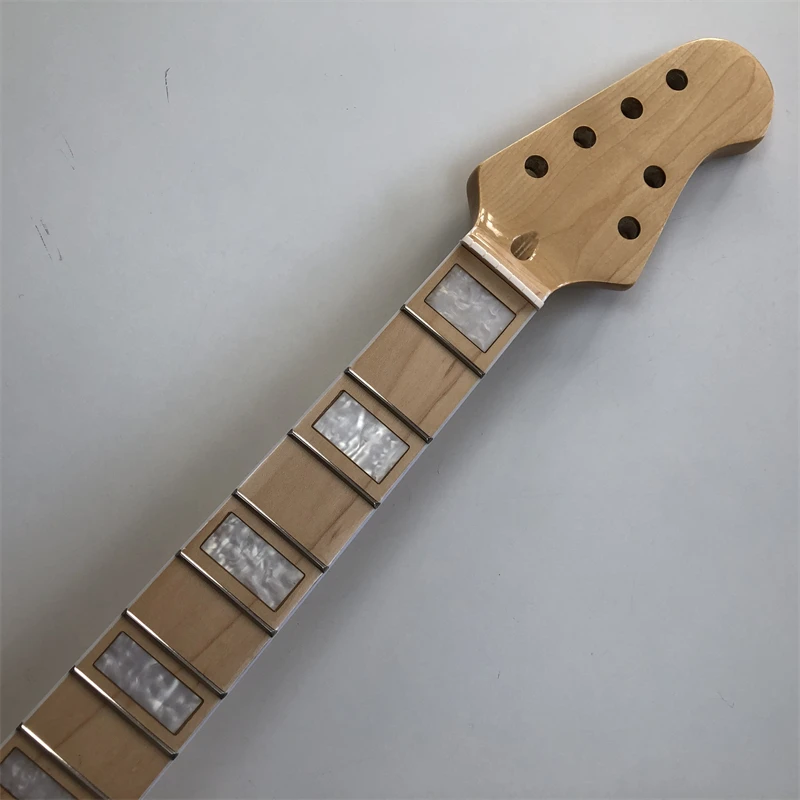 

DIY гитарная Шея 22 лада 25,5 дюйма Кленовая подставка Блок Инкрустация блеск