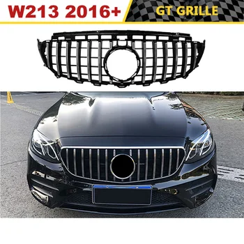 

Lsrtw2017 Car Front Grill Bumper GT Amg Diamond Grille GTR for Mercedes Benz E Class W213 E200 E300 E320 2016-2019 Accessories