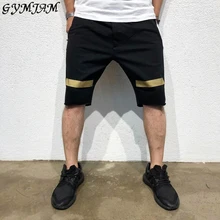 Модные мужские повседневные шорты, уличная одежда, Брендовые мужские спортивные штаны для бега, фитнеса, Мужская брендовая одежда