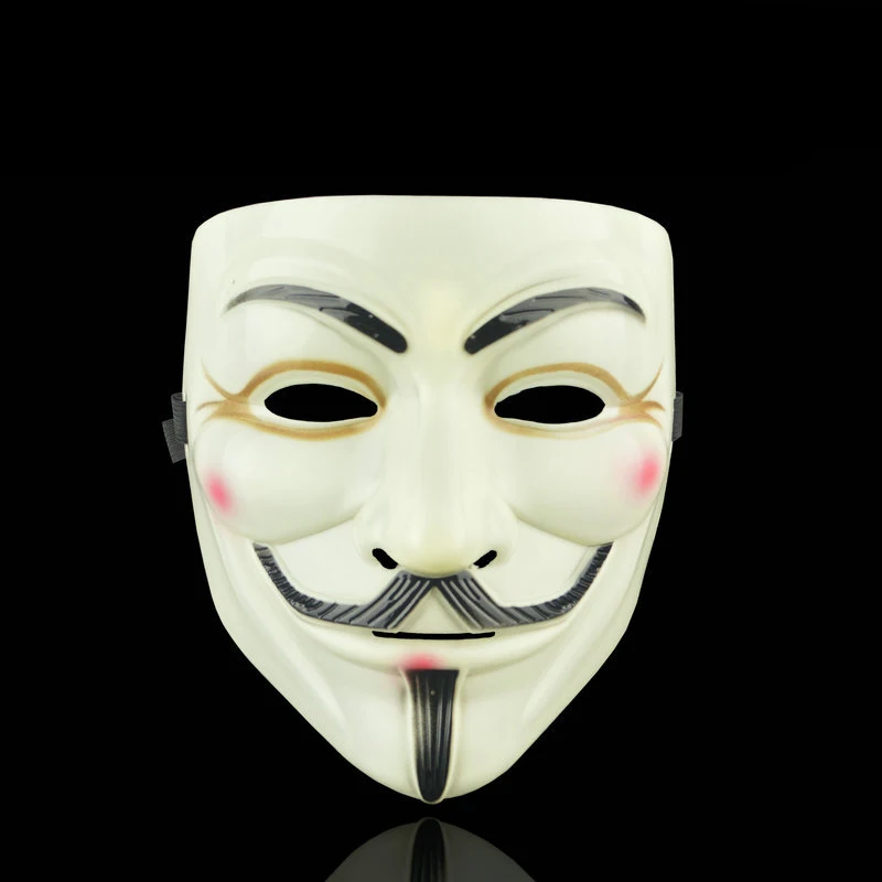 Yellow eyeliner 1 шт. Вечерние Маски V для Vendetta Маска Anonymous Guy Fawkes Необычные Косплей Аксессуары Хэллоуин Вечерние Маски - Цвет: Yellow eyeliner