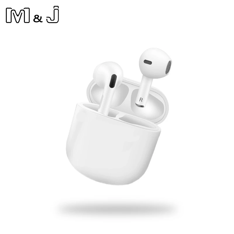 Auriculares inalámbricos con Bluetooth 5,0, dispositivo de audio con caja de carga, a prueba de agua, con Control de volumen, Mini TWS, manos libres para deportes
