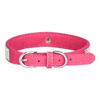 Diamond Inlaid Pet Cat Pets Shiny Crystal Elastic Collars 4