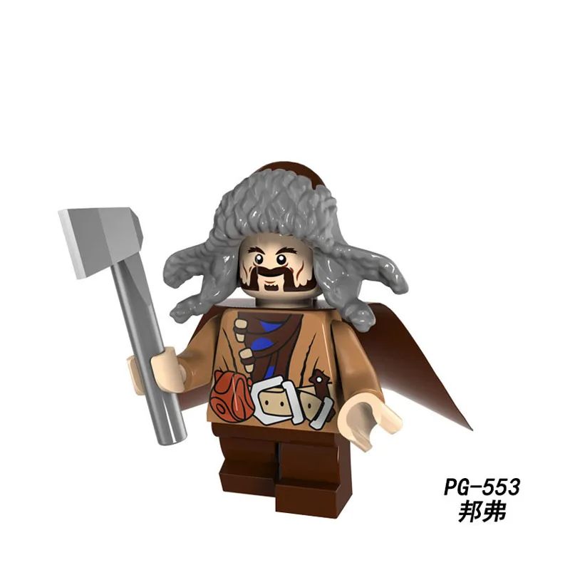 Одна строительных блоков Хоббит Властелин колец Samwise Gamgee Frodo Baggins Gandalf Radagast фигурки детей игрушки PG8160