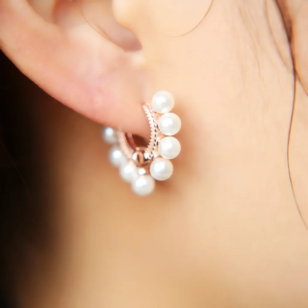 Серьги кольца женские из серебра 925 пробы|Серьги-кольца| |