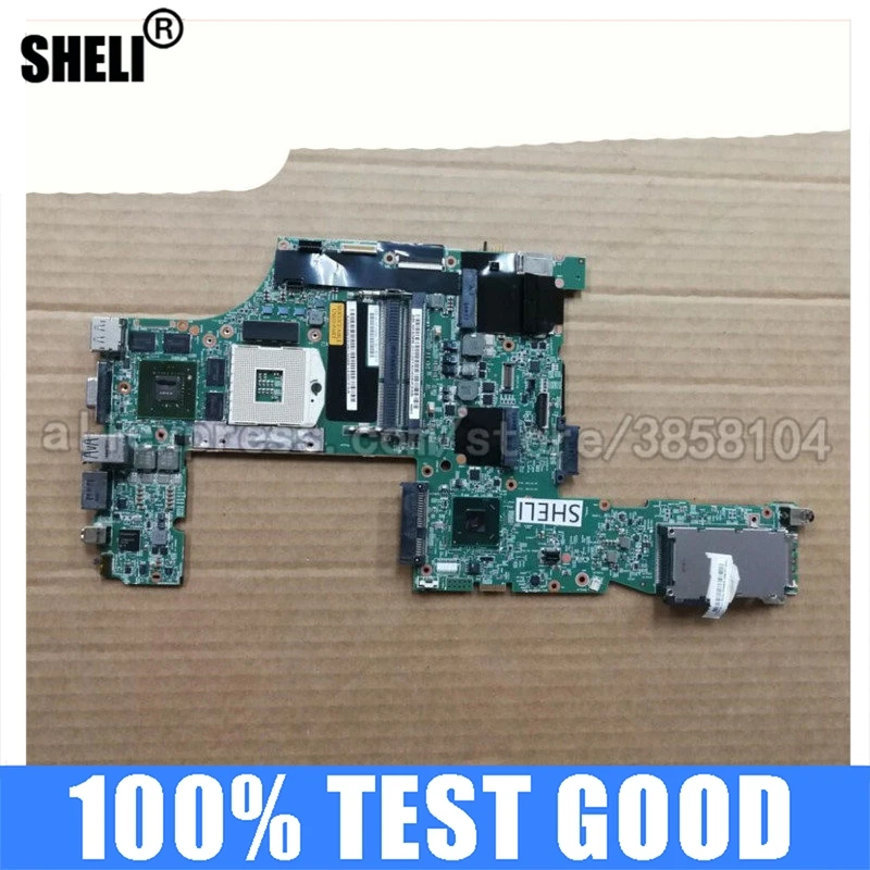 

SHELI For Lenovo T520 T520i W520 Motherboard with N12P-Q1-A1 FRU: 04W2028