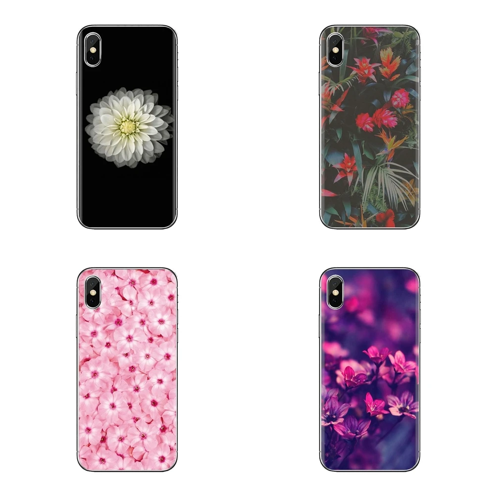 For Samsung Galaxy J1 J2 J3 J4 J5 J6 J7 J8 Plus 2018 Prime 2015 2016 2017 Soft Transparent Cases Covers My Lockscreens Flowers |