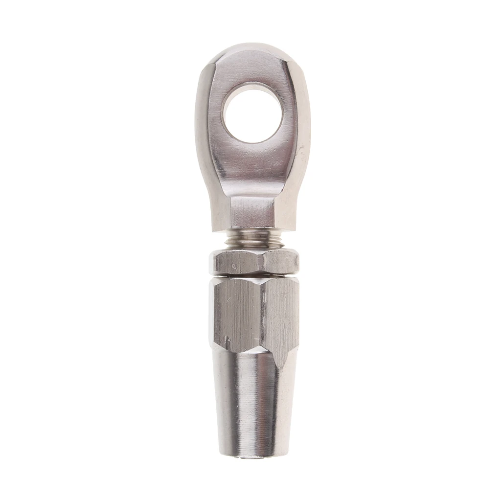 316 Marine Grade Stainless Steel Swageless Eye Terminal For 8mm Wire Rope