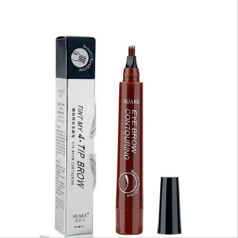 Eyebrow pen waterproof fork tip eyebrow pen tattoo pen lasting professional fine sketch eyebrow pen Eyebrow pen waterproof fork tip eyebrow pen tattoo pen lasting professional fine sketch eyebrow pen
