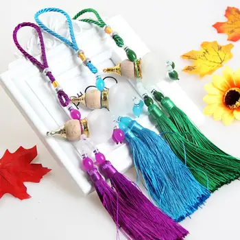 

Car Auto Perfume Storage Bottle Hanging Tassel Beads Gourd Decor Pendant Gift